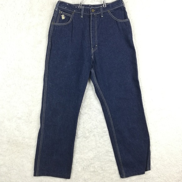 Kenny Rogers Other - Vtg Kenny Roger's‎ Karmen Girls Jeans Western Straight Leg Blue Denim Indigo 18